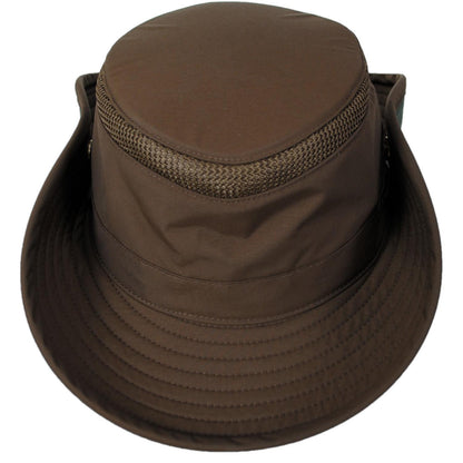 Tilley Endurables | LTM3 Airflo Snap-Up Hat - Peat/Thyme Green | 400853 | detailone | PEAT/THYME GREEN