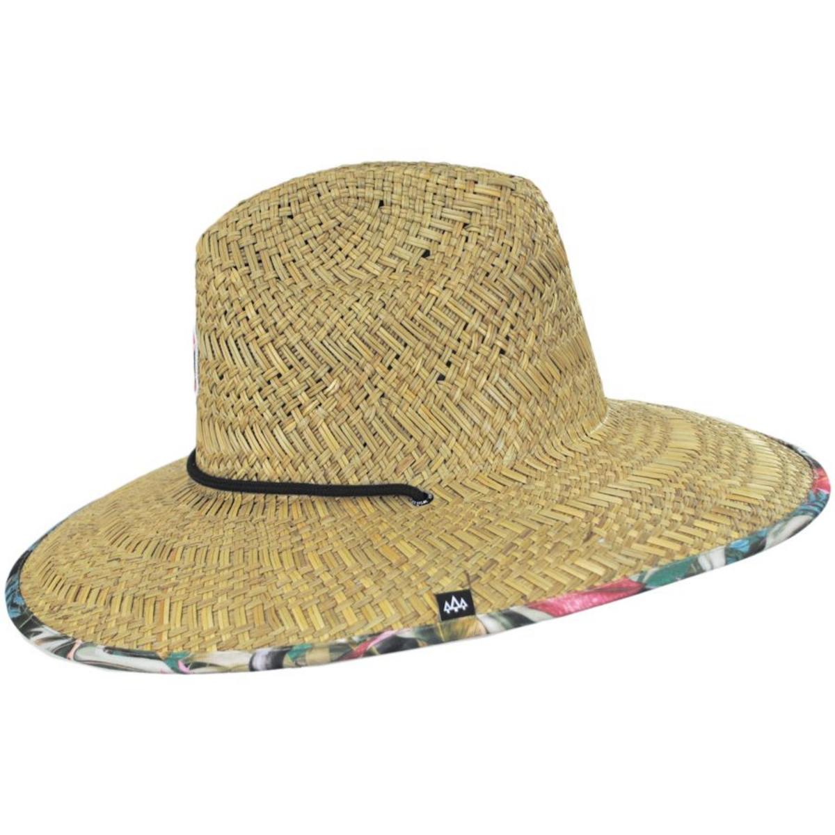 Hemlock Hat Co. | Bombay Straw Lifeguard Hat | 129568 | profile | TAN