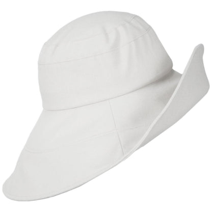 sur la tete | Monaco Linen Sun Hat | 109404 | profile | WHITE