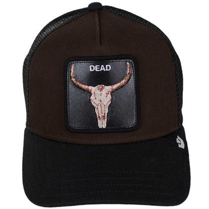 Goorin Bros | Dead Skull Mesh Trucker Snapback Baseball Cap | 200811 | front | GROUND/VOID