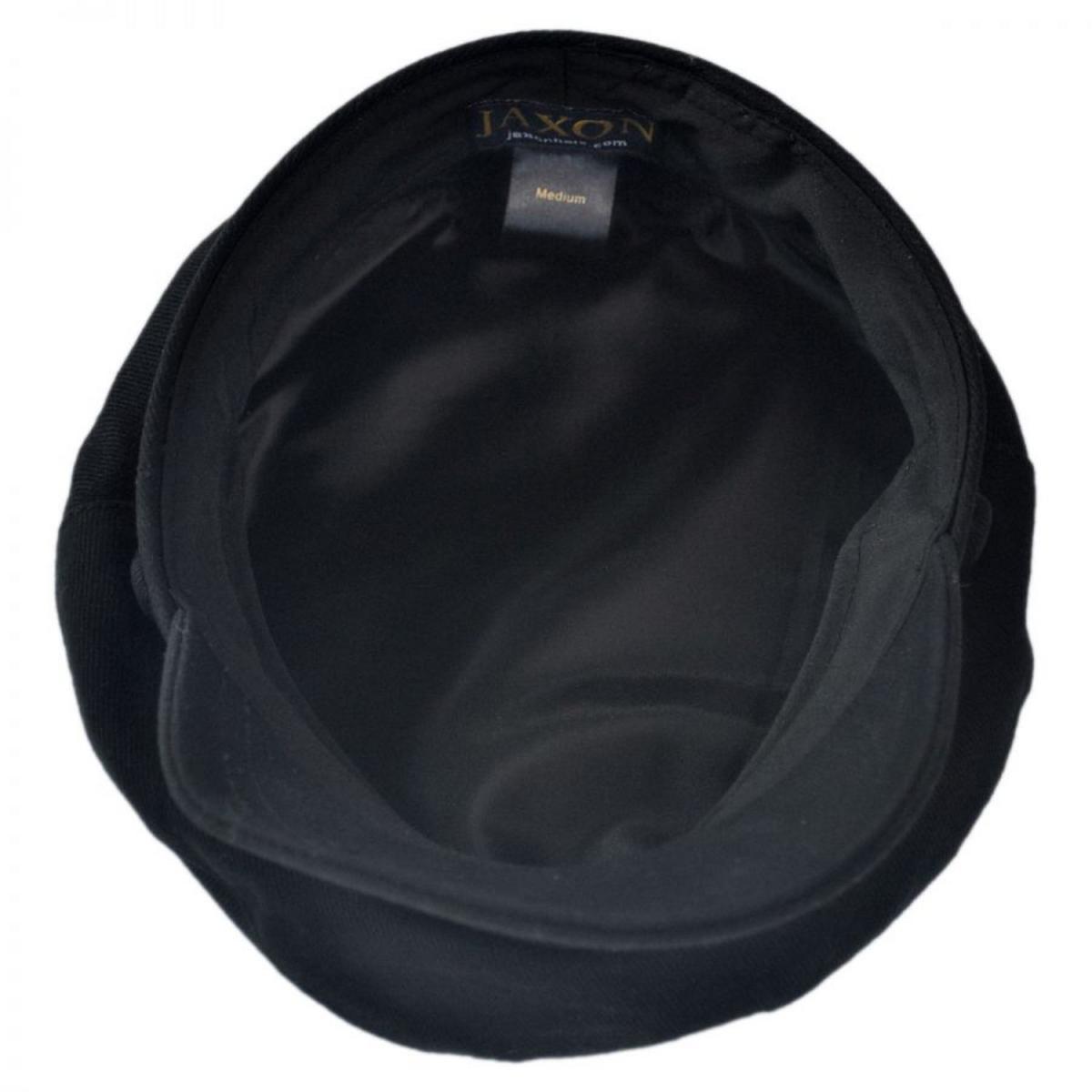 Jaxon Hats | Cotton Fiddler's Cap | 181015 | under | BLACK