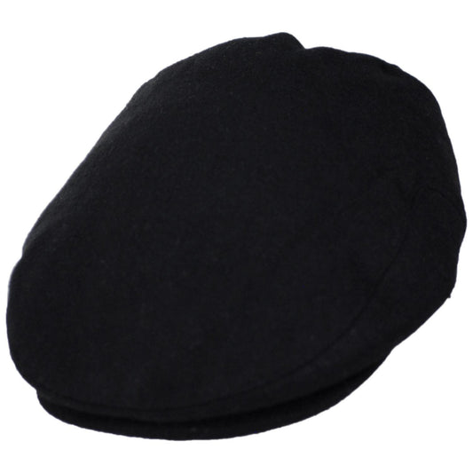 Jaxon Hats | Harlem Wool Blend Ivy Cap - Black | 167733 | lead | BLACK