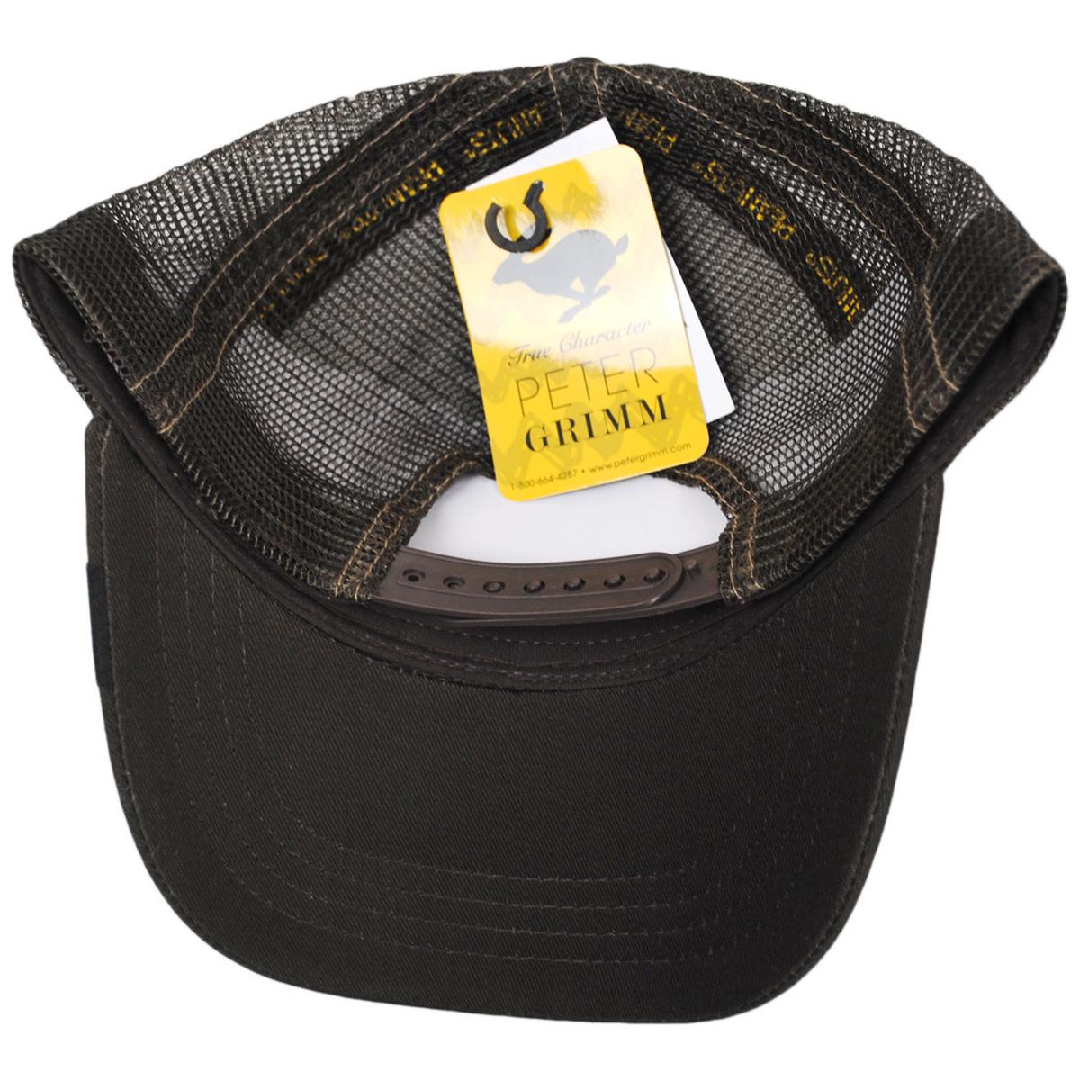 Peanuts | Pig Pen Mesh Trucker Snapback Baseball Cap | 201300 | under | BROWN