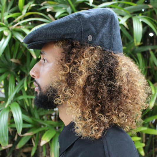 Jaxon Hats | Harlem Pure Wool Ivy Cap | 167768 | lsmone | CHARCOAL