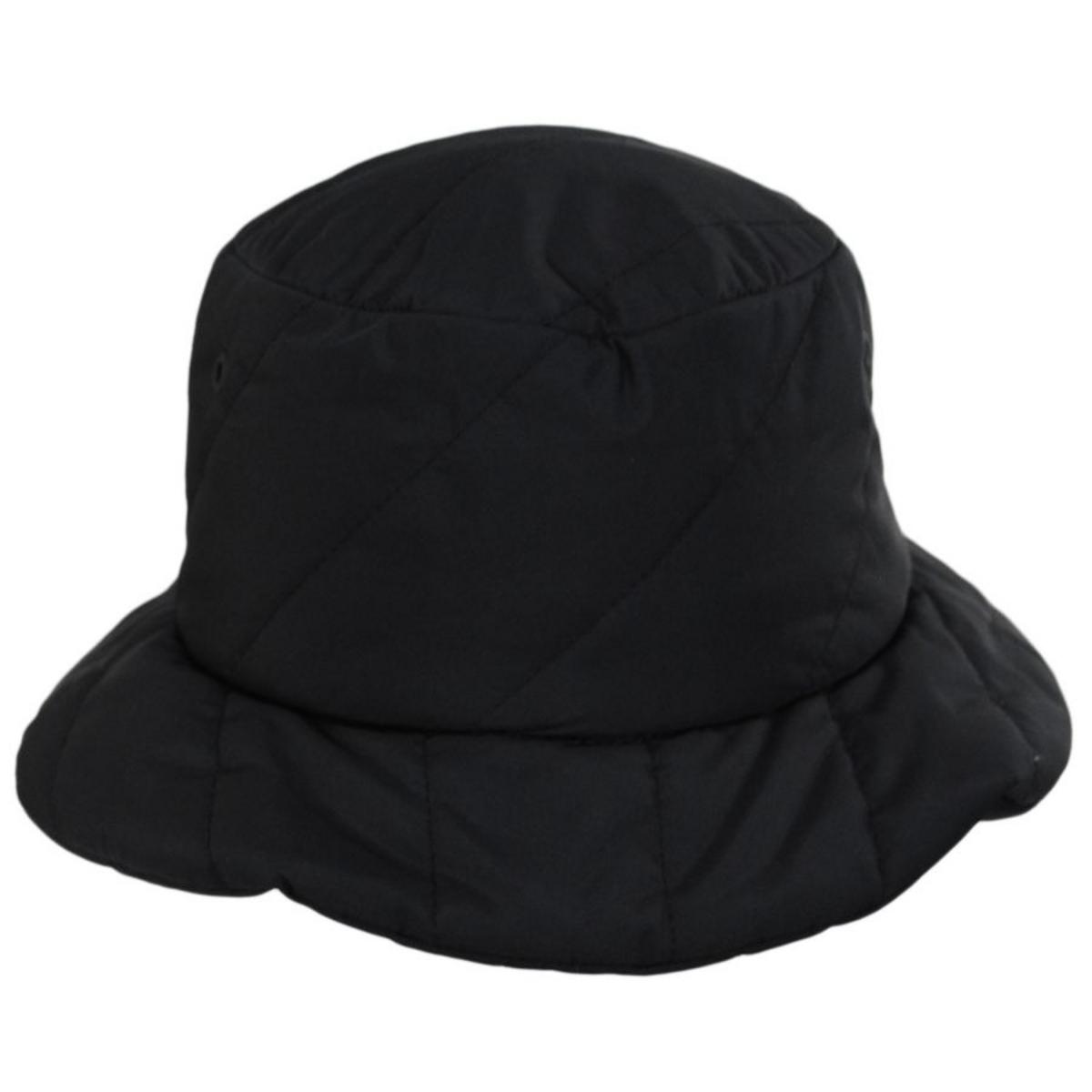 Tilley Endurables | Abbott Thindown Quilted Bucket Hat | 400845 | front | BLACK