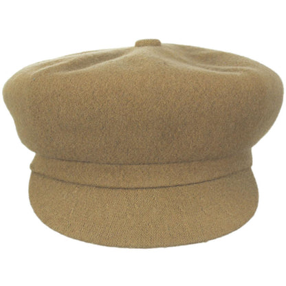 Kangol | Spitfire Wool Newsboy Cap | 160801 | front | CAMEL