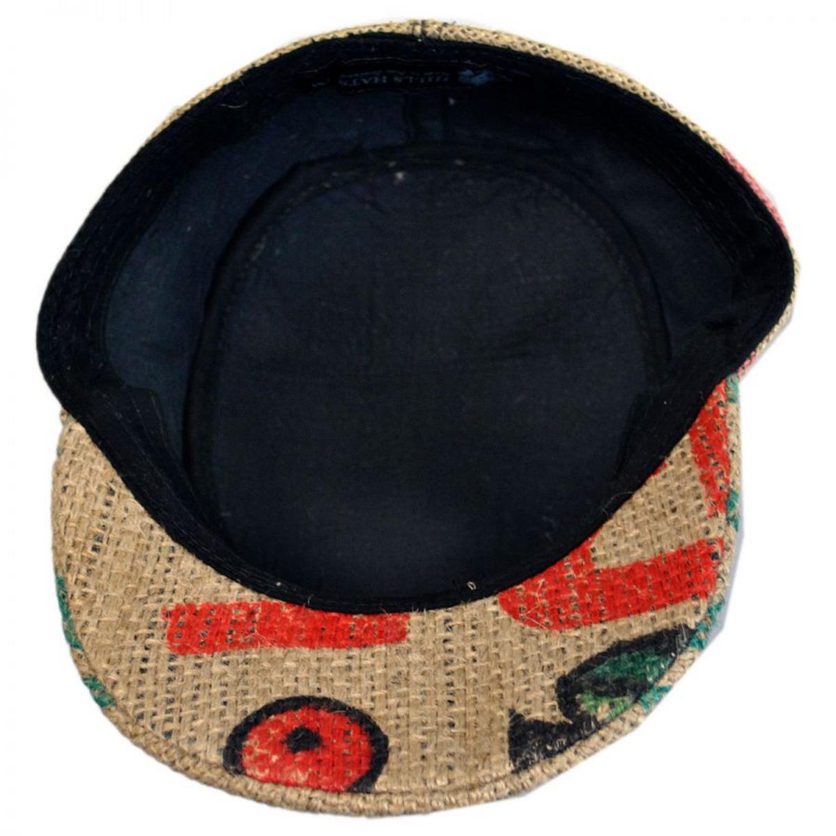 Hills Hats of New Zealand | Havana Coffee Works Jute Gulf Cadet Cap | 147608 | under | MULTI