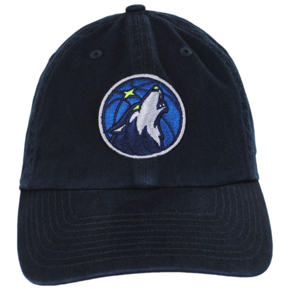 47 Brand | Minnesota Timberwolves NBA Clean Up Strapback Baseball Cap Dad Hat | 204170 | front | NAVY