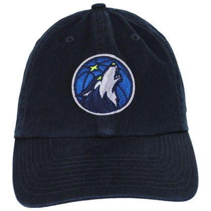 47 Brand | Minnesota Timberwolves NBA Clean Up Strapback Baseball Cap Dad Hat | 204170 | front | NAVY