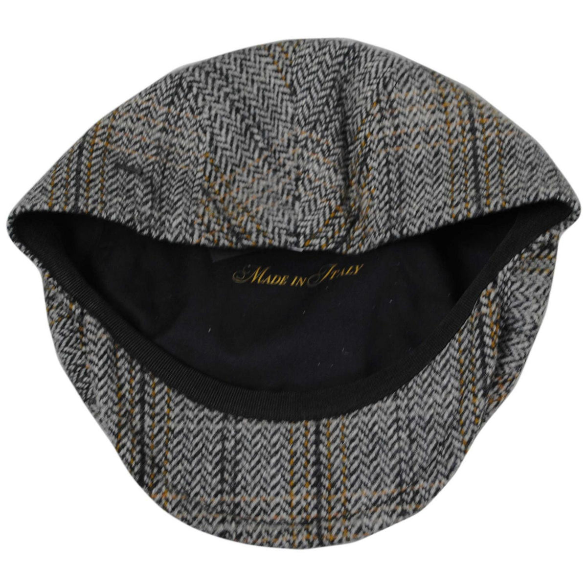 Bailey 1922 | Tulio Italian Wool Flat Cap | 167243 | under | BLACK