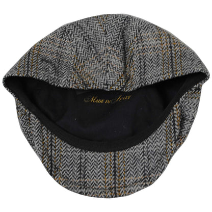 Bailey 1922 | Tulio Italian Wool Flat Cap | 167243 | under | BLACK
