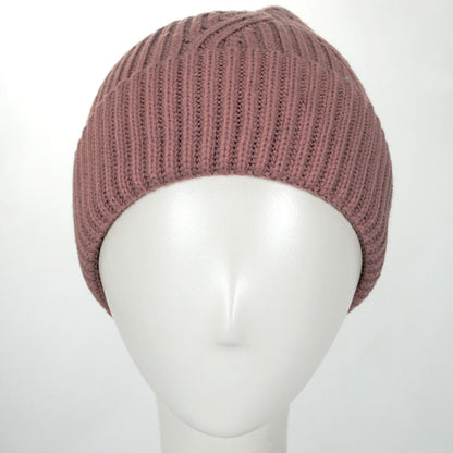 Scala | Stephanie Knit Beanie Hat | 500045 | front | MAUVE