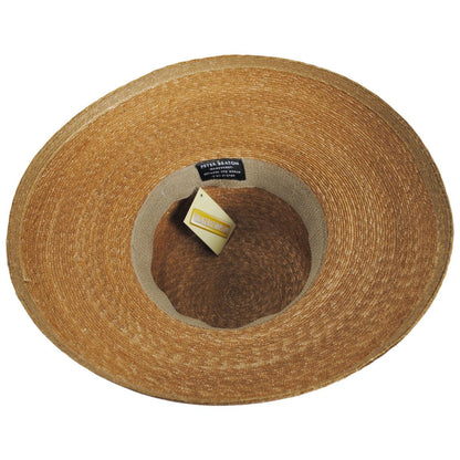Peter Beaton | Holly Milan Straw Lampshade Sun Hat | 102232 | under | BLACK
