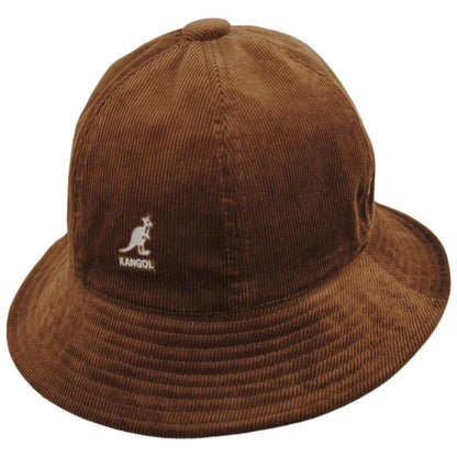 Kangol | Cord Casual Bucket Hat | 185793 | lead | WOOD
