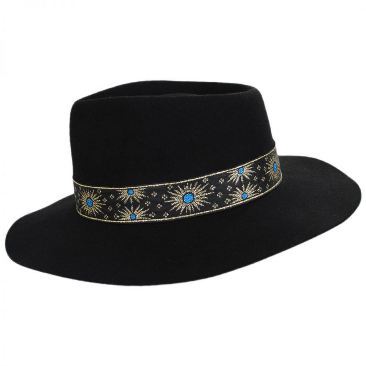 Lack of Color | Phoenix Wool Fedora Hat | 124304 | profile | BLACK