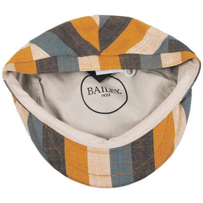 Bailey 1922 | Kit Stripe Cotton Ivy Cap | 167240 | under | TAN MULTI