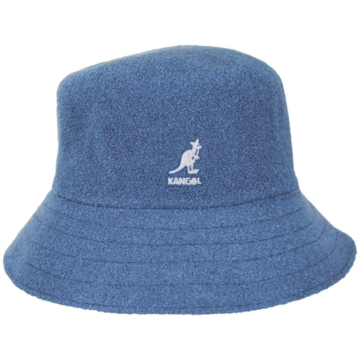Kangol | Bermuda Bucket Hat - Fashion Colors | 185716SS | front | DENIM BLUE