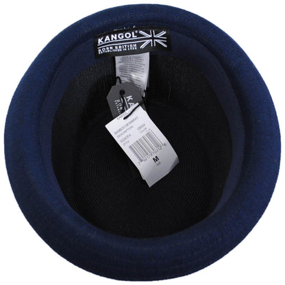 Kangol | Bamboo Mowbray Pork Pie Hat | 185744 | under | DARK BLUE