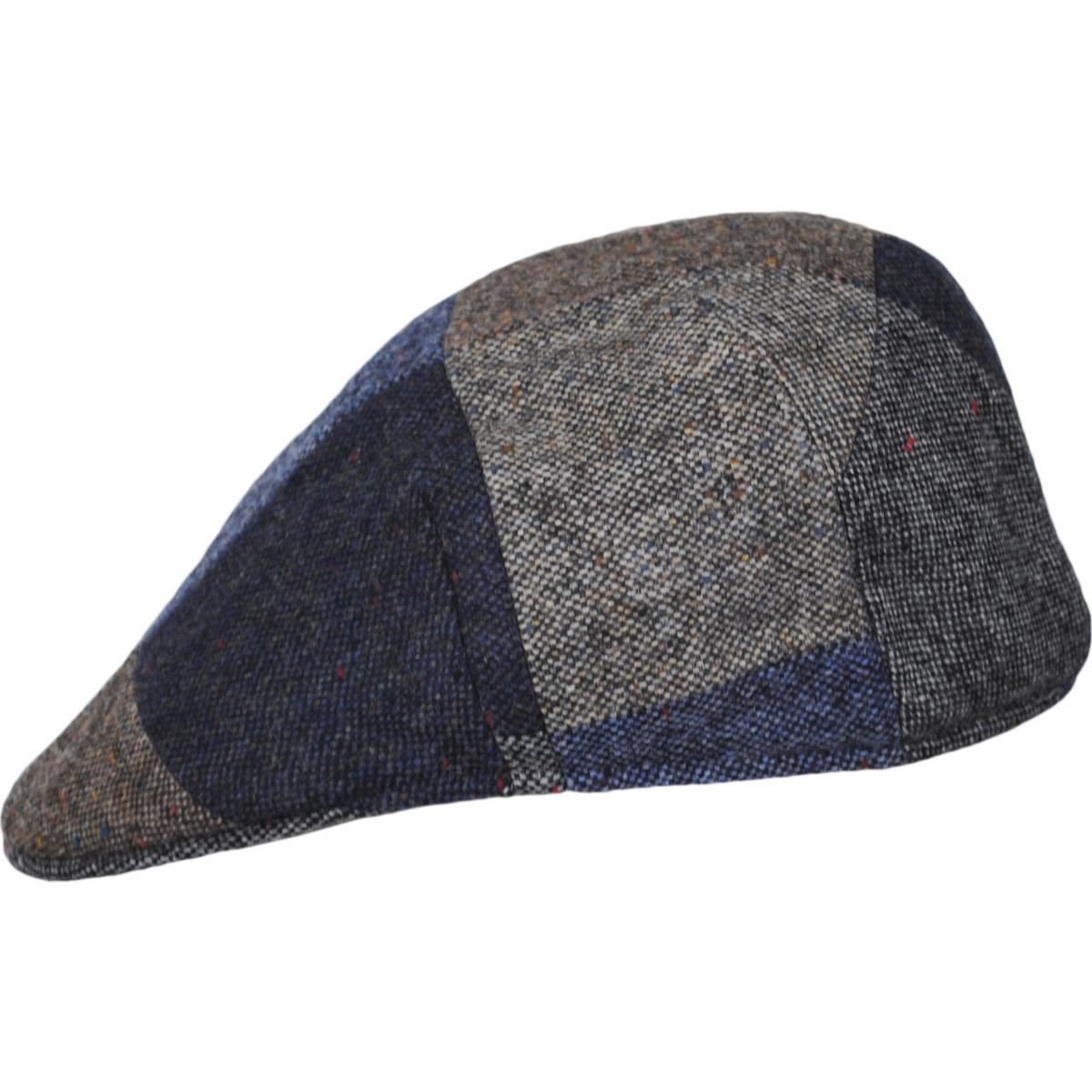 Stefeno Hats | Wool Patchwork Ascot Ivy Cap | 171572 | profile | MULTI