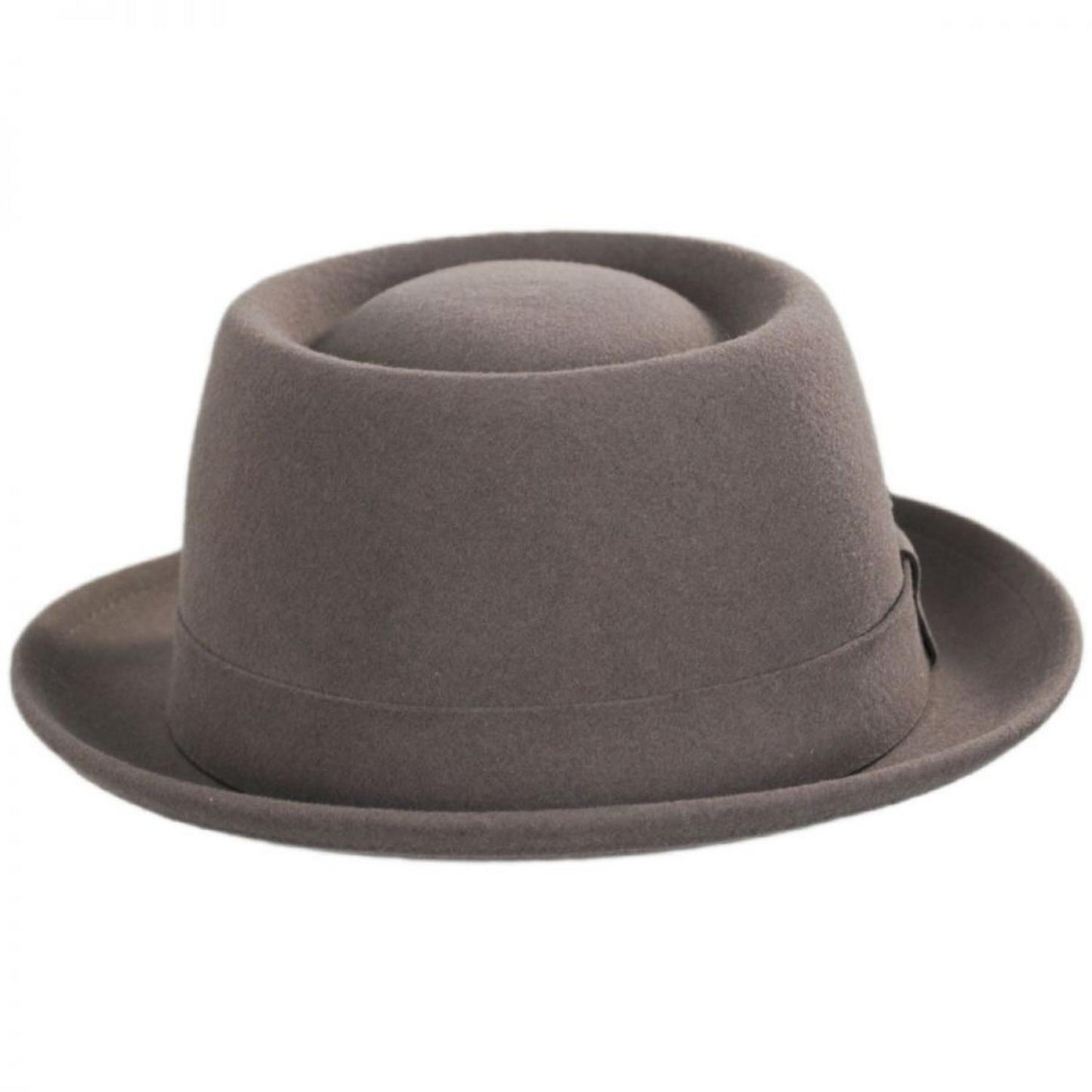 Kangol | Wool LiteFelt Pork Pie Hat | 130196 | front | COCOA