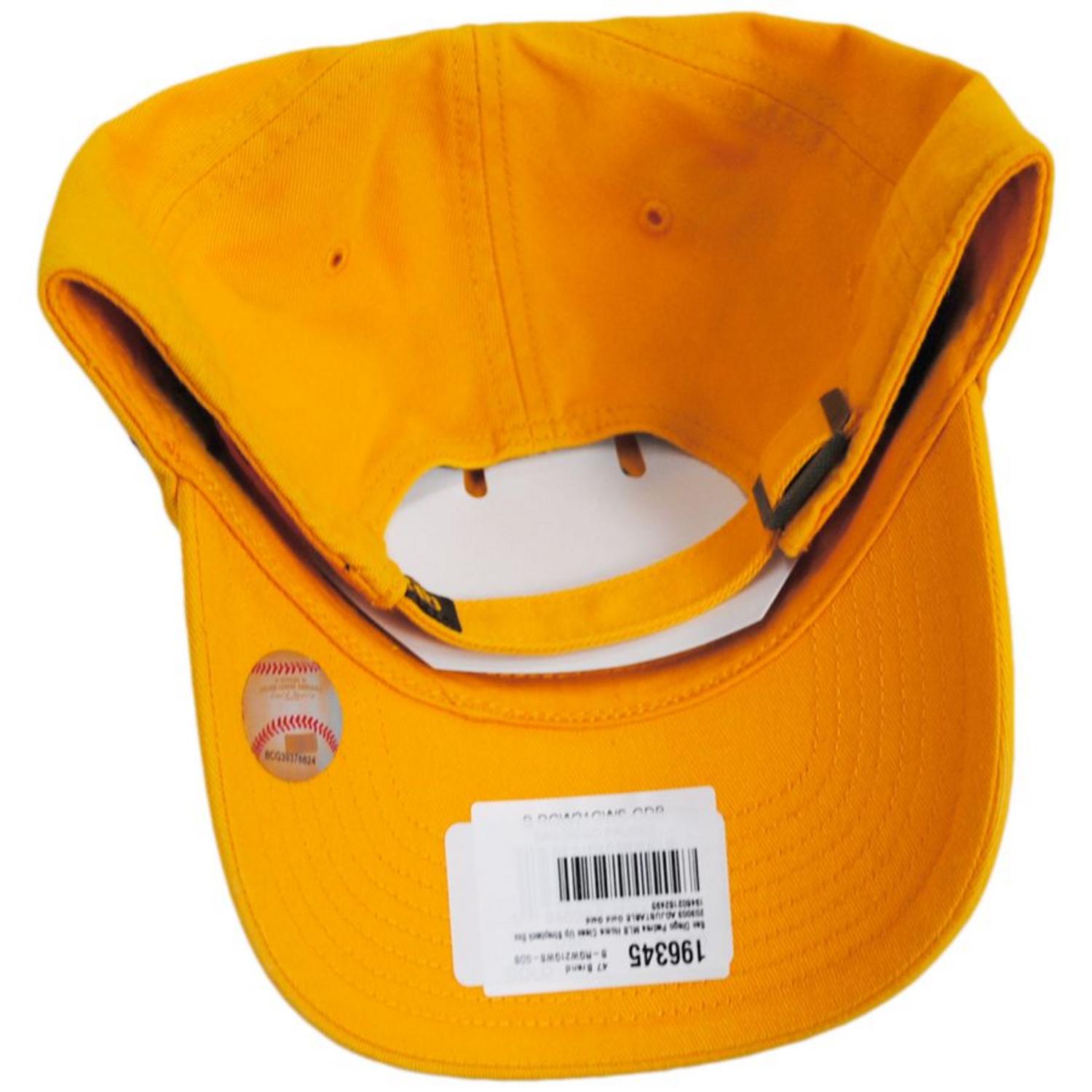47 Brand | San Diego Padres MLB Clean Up Strapback Baseball Cap Dad Hat | 203003 | under | GOLD