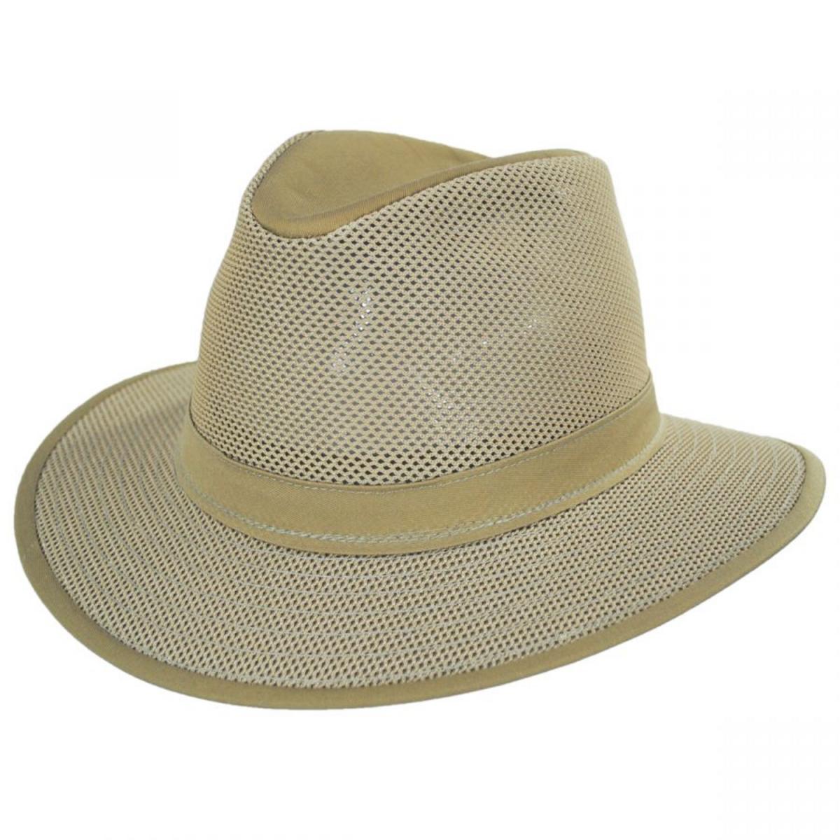 Henschel | Safari Mesh Packable Hat | 140352 | lead | KHAKI