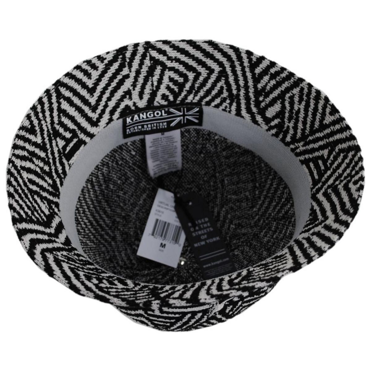 Kangol | Virtual Grid Casual Bucket Hat | 185801 | under | MOONSTRUCK/BLACK