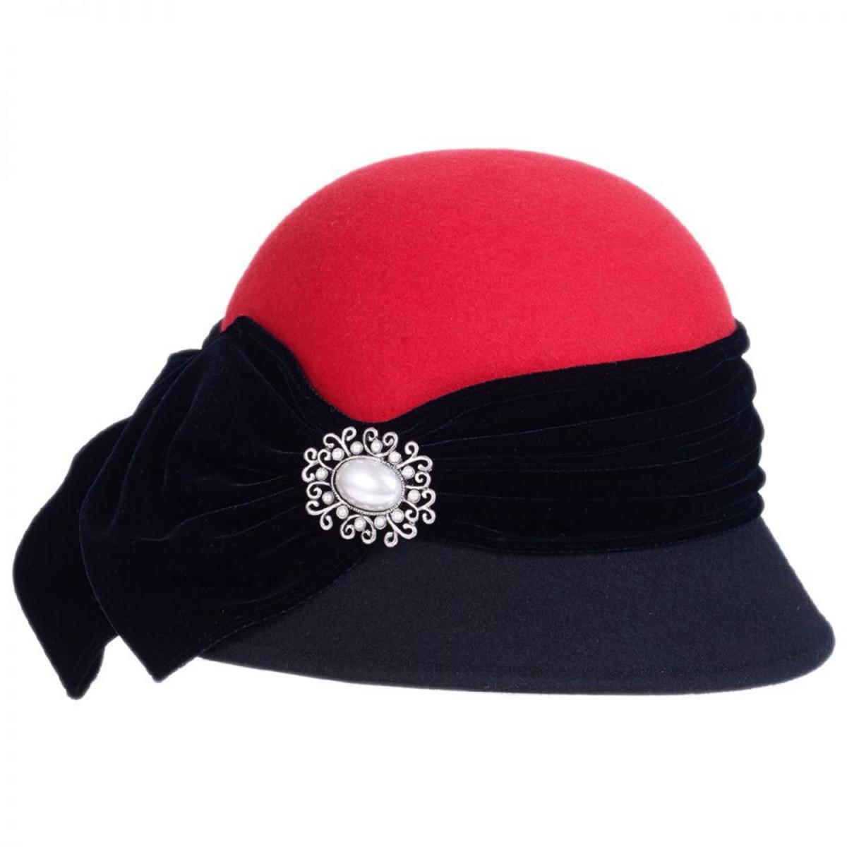 Toucan Collection | Two-Tone Wool Felt Cloche - Made to Order