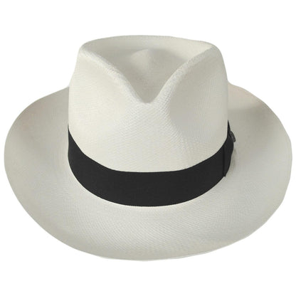 Jaxon Hats | Humphrey Grade 8 Panama Straw Fedora Hat | 127153 | front | BLEACH