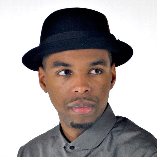 Jaxon Hats | Wholesale Wool Felt Diamond Crown Fedora Hat B2B Pre-Pack | B2B135066 | lsmone | BLACK