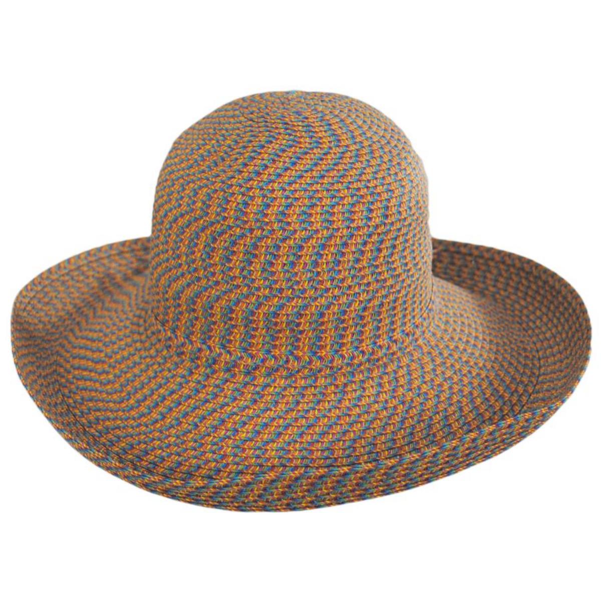 sur la tete | Traveler Toyo Straw Breton Sun Hat | 104200 | front | MULTI
