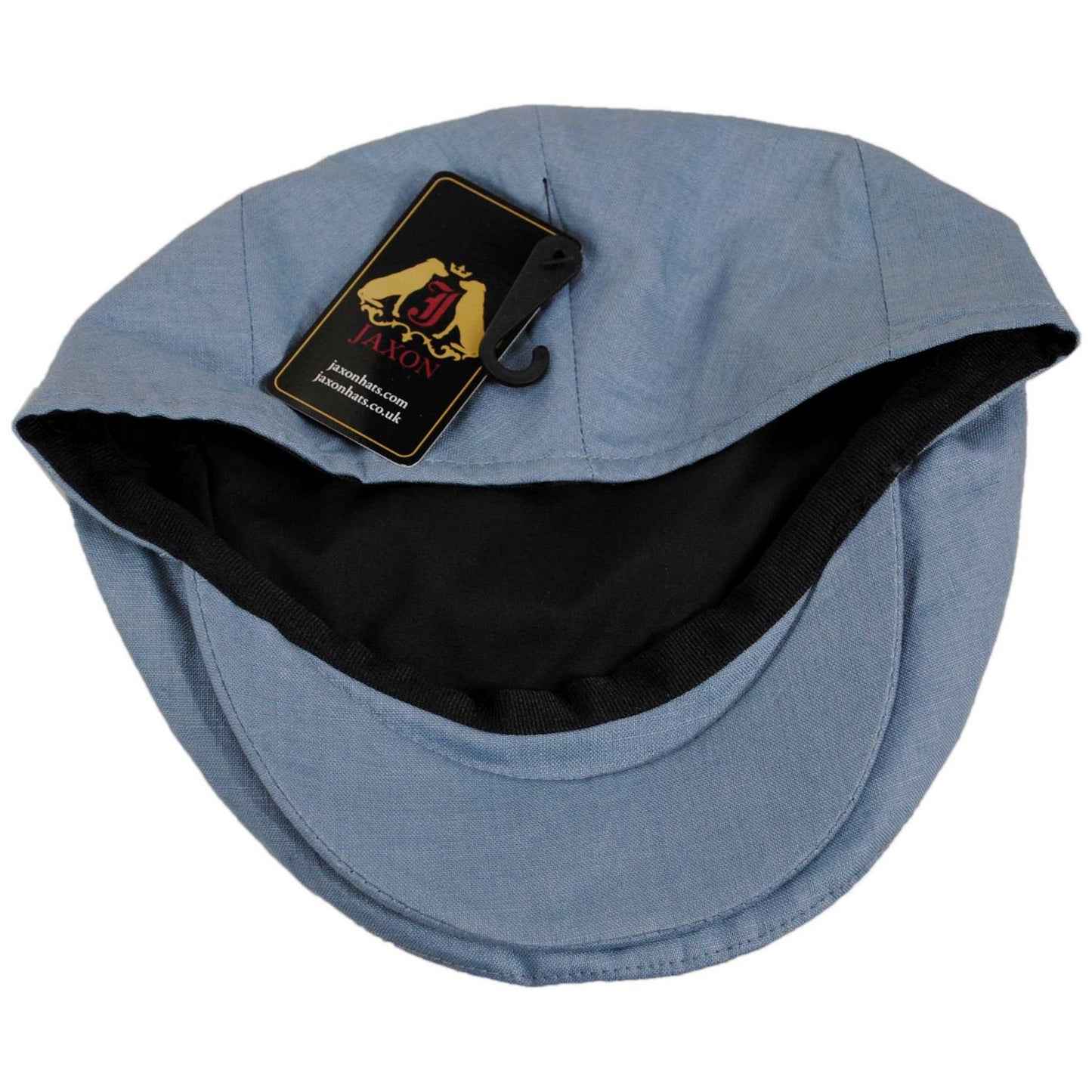 Jaxon Hats | Linen and Cotton Ivy Cap | 167732 | under | DENIM BLUE