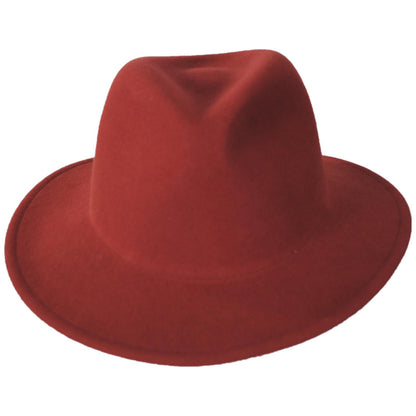 Betmar | Cali Wool LiteFelt Fedora Hat | 123174 | front | PAPRIKA
