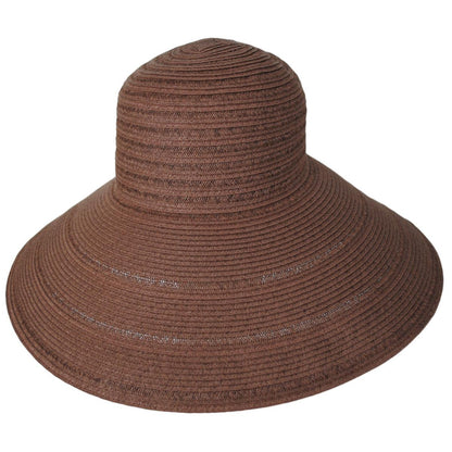San Diego Hat Company | Newport Toyo Braid Sun Hat | 103685 | lead | BROWN
