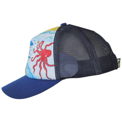 Sunday Afternoons | Kid's Under The Sea  Trucker Snapback Baseball Cap | 401285 | profile | UNDER THE SEA