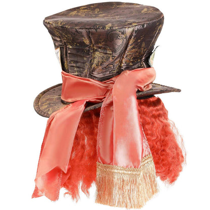 Disney | Alice in Wonderland Mad Hatter Top Hat with Hair | 190236 | top | MULTI