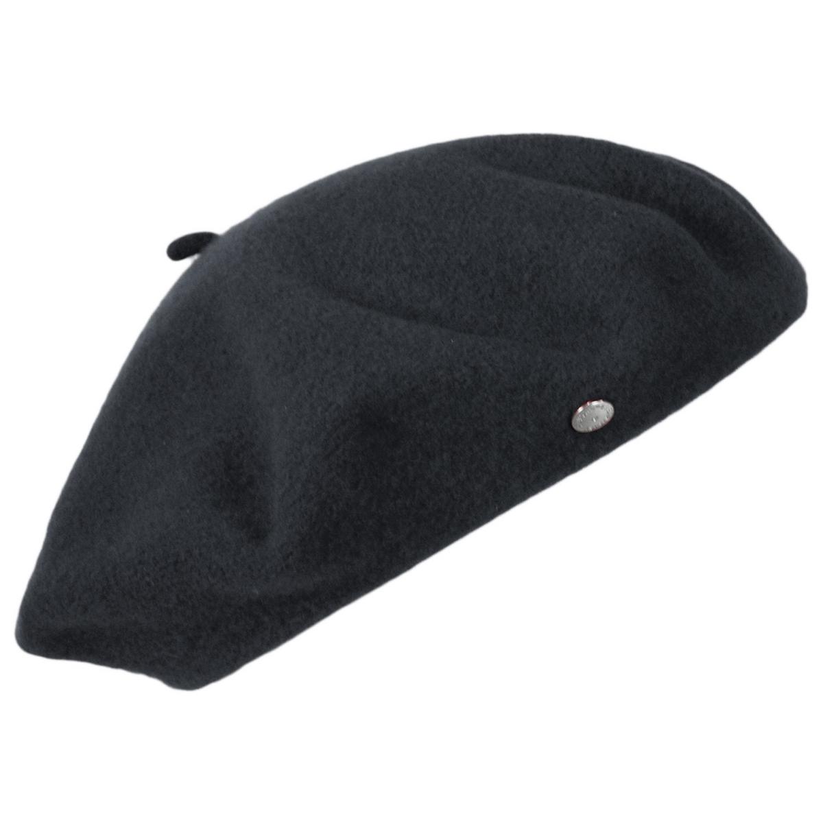 Heritage par Laulhere | Authentique Classic Wool Beret | 151058 | lead | CHARCOAL
