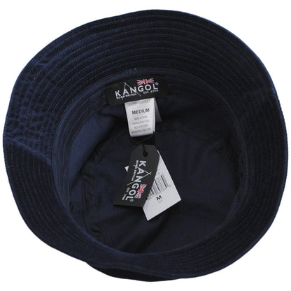 Kangol | Corduroy Cotton Blend Bucket Hat | 185710 | under | NAVY