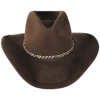 Stetson | Rawhide Buffalo Fur Felt Western Hat | 130626 | front | MINK
