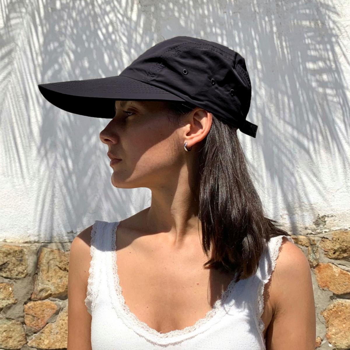 Torrey Hats | Torrey UPF 50+ Long Bill Adjustable Baseball Cap | 499904 | lsfone | BLACK