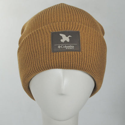 Columbia Sportswear | PHG Patch Acrylic Knit Cuffed Beanie Hat | 500748 | front | SAHARA