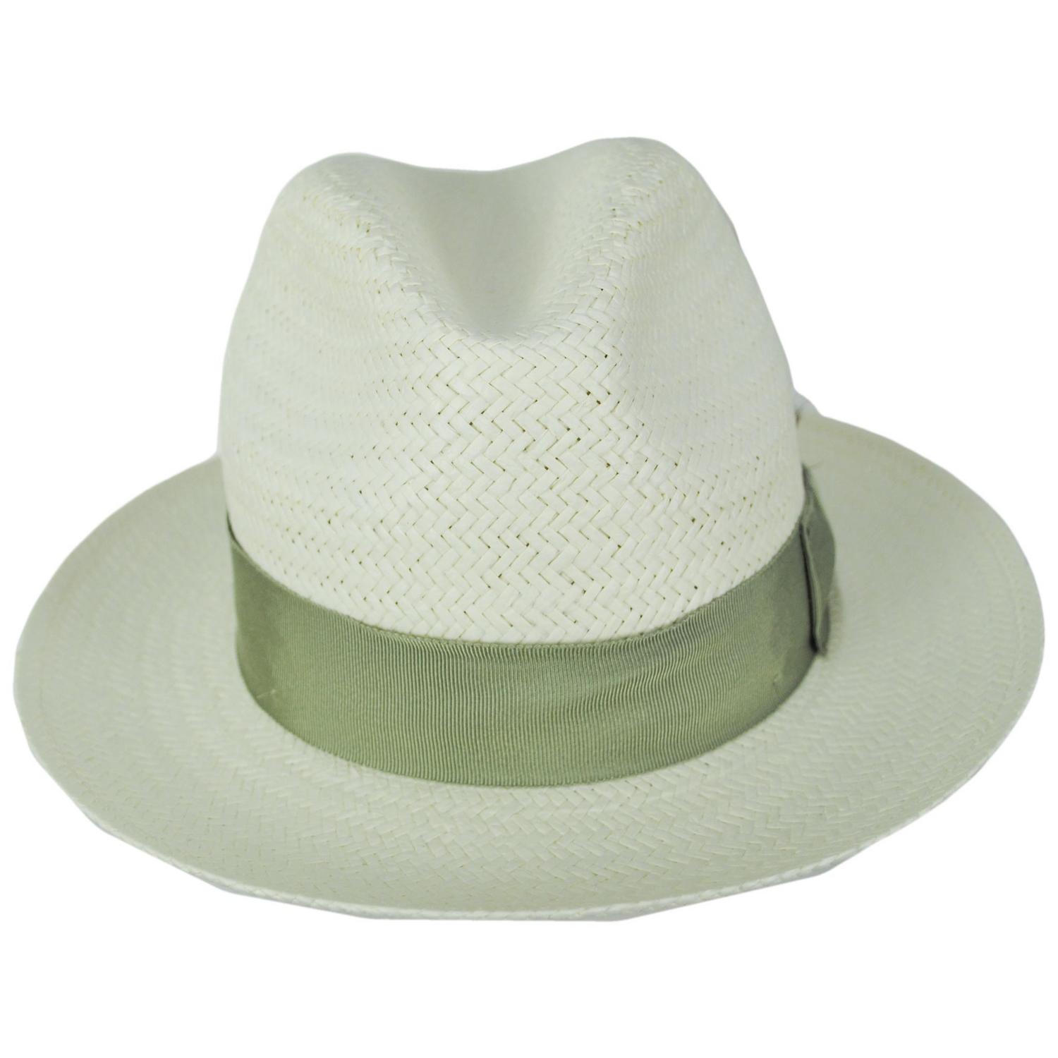 Bailey 1922 | Blixen Sun Raindura Straw Fedora Hat | 127936 | front | NATURAL