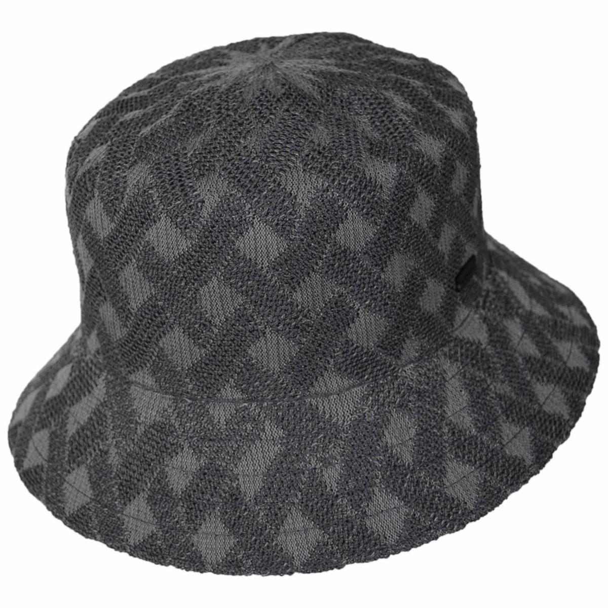Kangol | Cross Weave Bucket Hat | 185837 | lead | WARM GREY