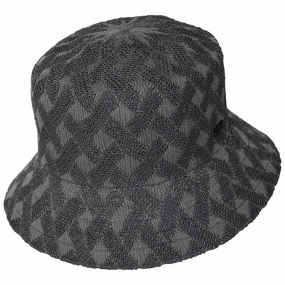 Kangol | Cross Weave Bucket Hat | 185837 | lead | WARM GREY