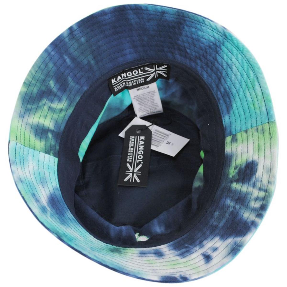 Kangol | Tie Dye Cotton Bucket Hat - Ocean | 185791SS23 | under | OCEAN