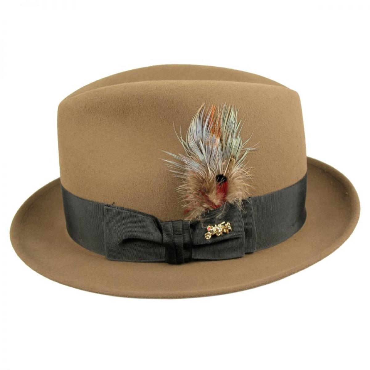 Dobbs | Jet 707 Fur Felt Fedora Hat | 130601 | profile | CORNHILL