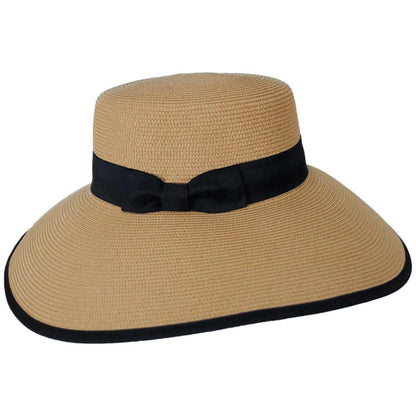 Jeanne Simmons | Amagansett Toyo Straw Sun Hat | 101818 | profile | BRONZE
