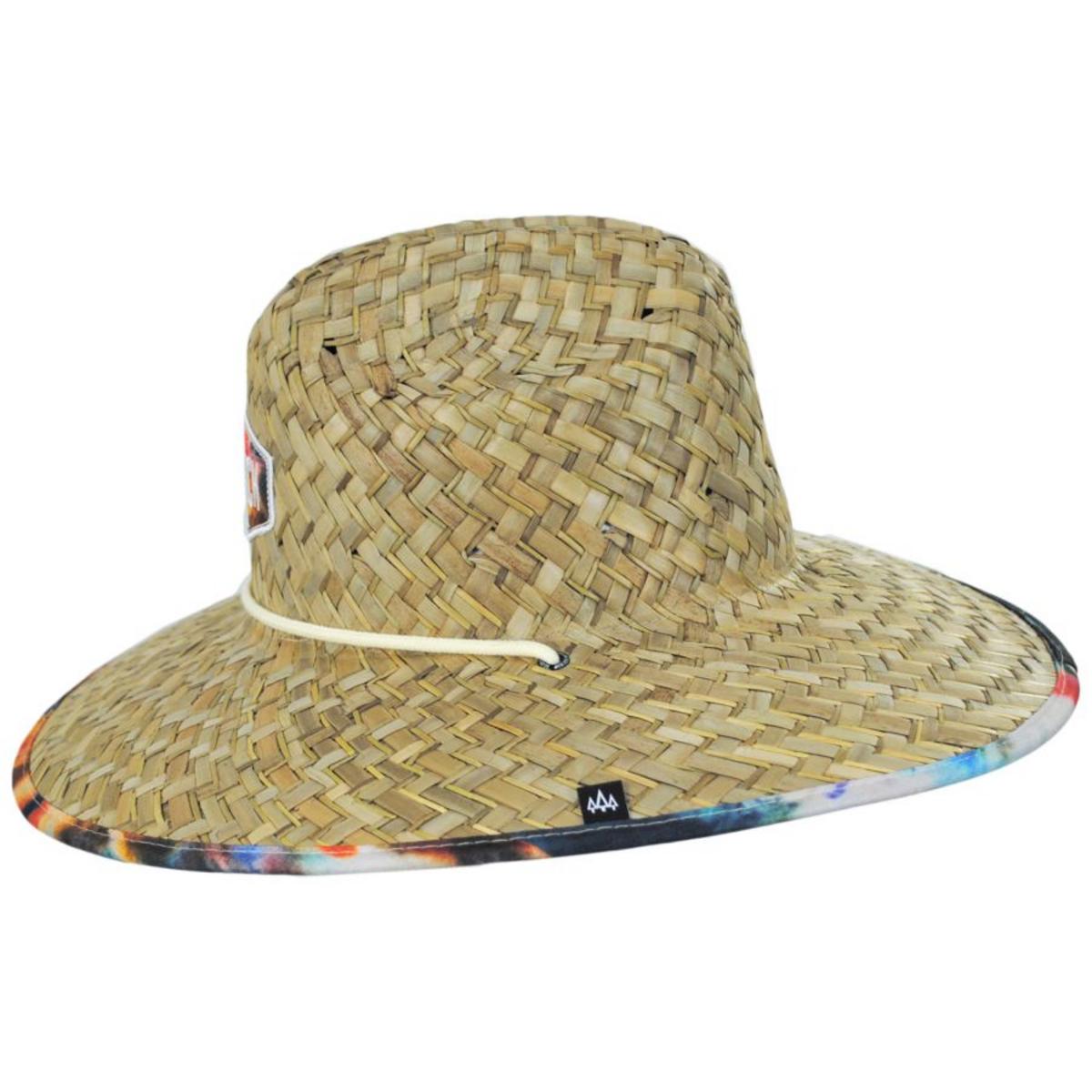 Hemlock Hat Co. | Bowie Straw Lifeguard Hat | 129580 | profile | TAN
