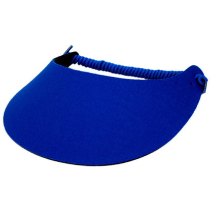 The Incredible Sunvisor | Springlace Solid Sunvisor | 196351 | lead | ROYAL BLUE