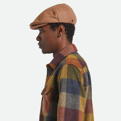 BRIXTON HATS | Hooligan Melton Wool Ivy Cap | 161521 | lsmtwo | CAMEL